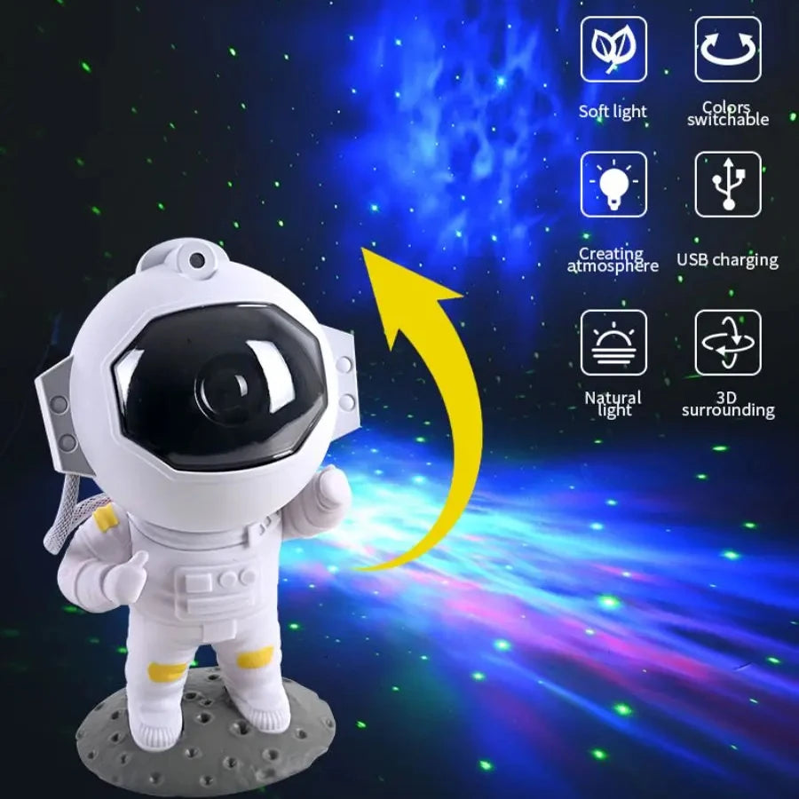 Astronaut Galaxy Projector Standing