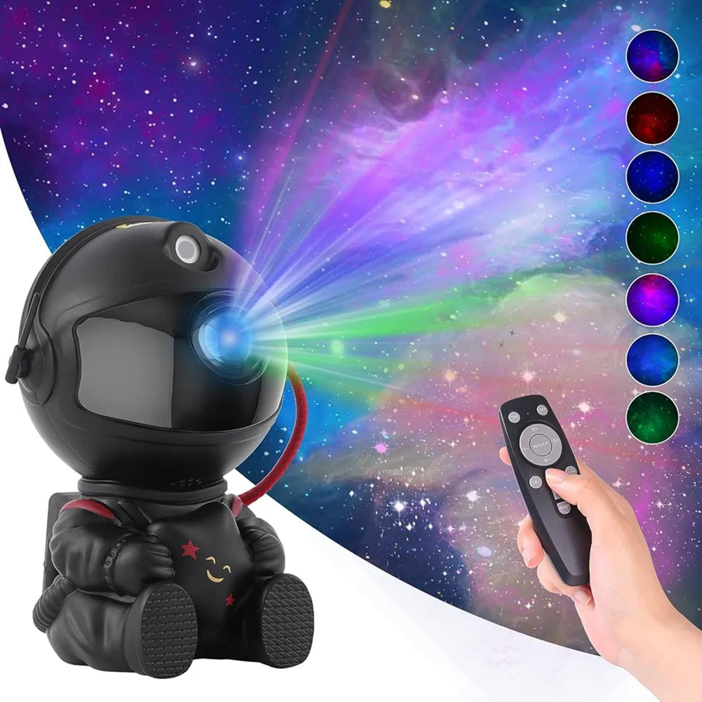 Astronaut Galaxy Projector Sitting